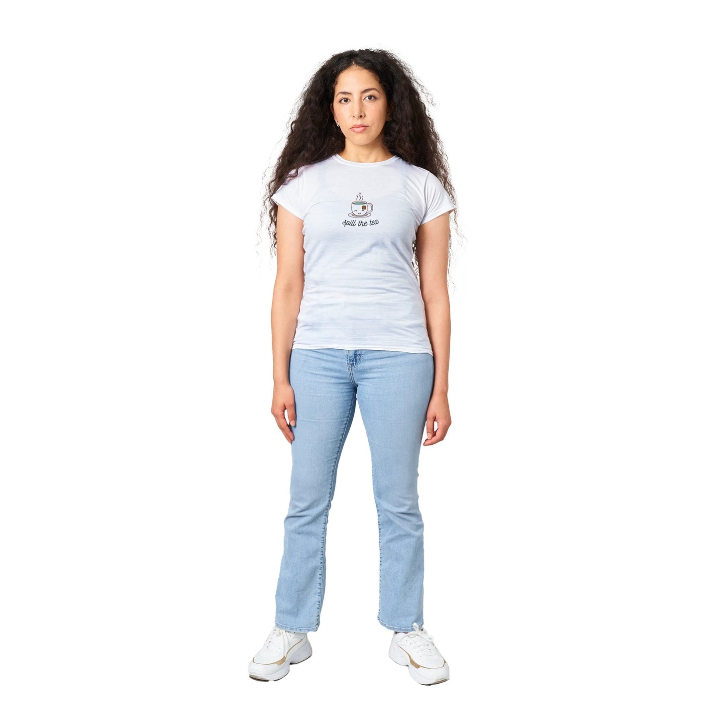 Spill the Tea Classic Womens Crewneck T-shirt