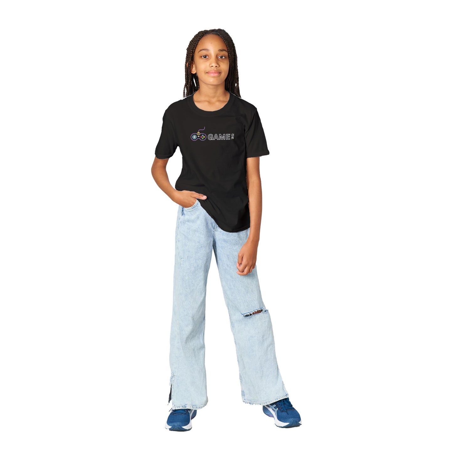 Kids Game On Classic Crewneck T-shirt