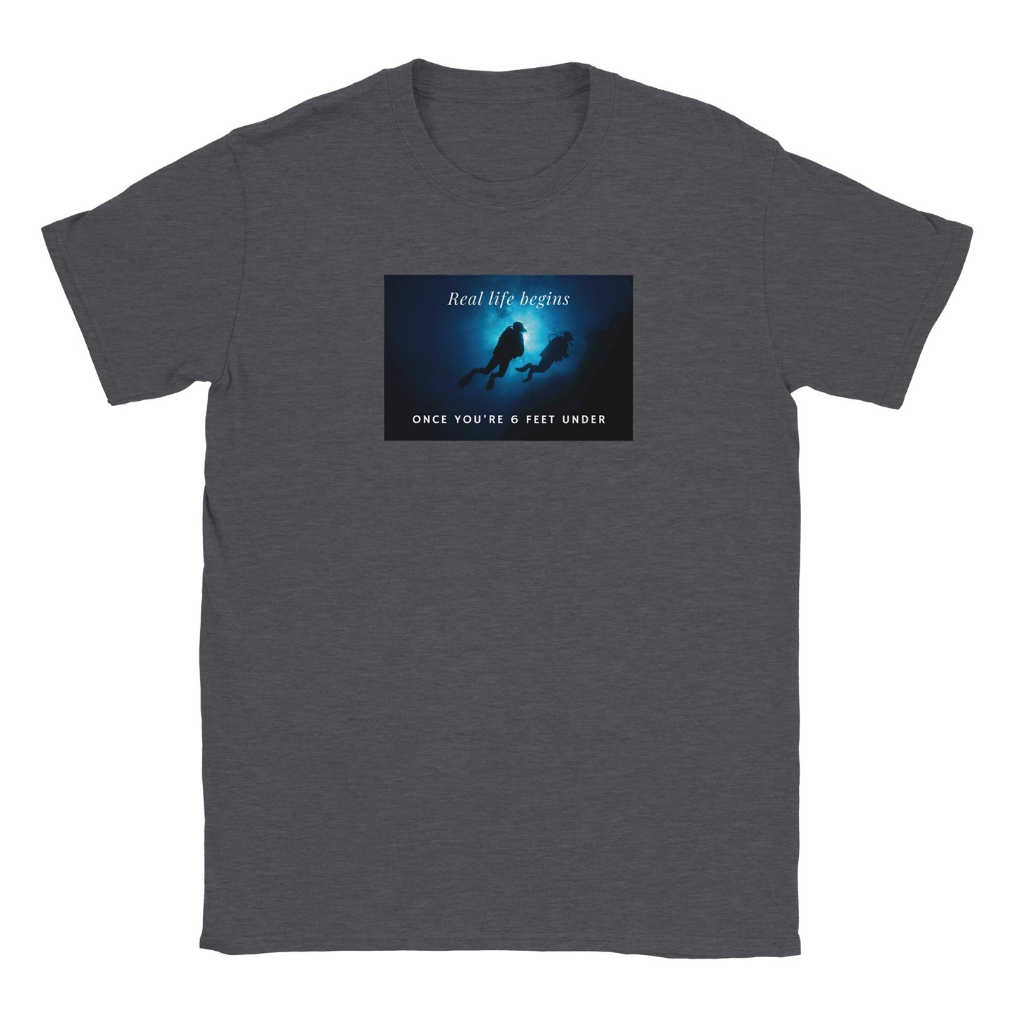 Real Life Begins Classic Unisex Graphic T-shirt
