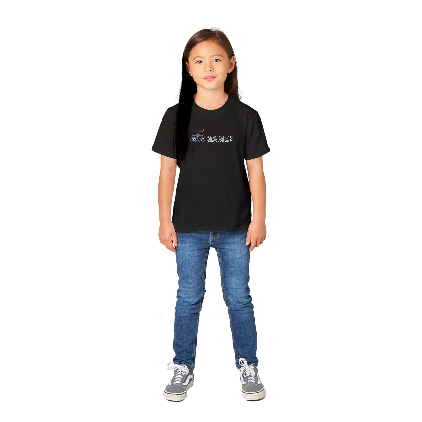 Kids Game On Classic Crewneck T-shirt