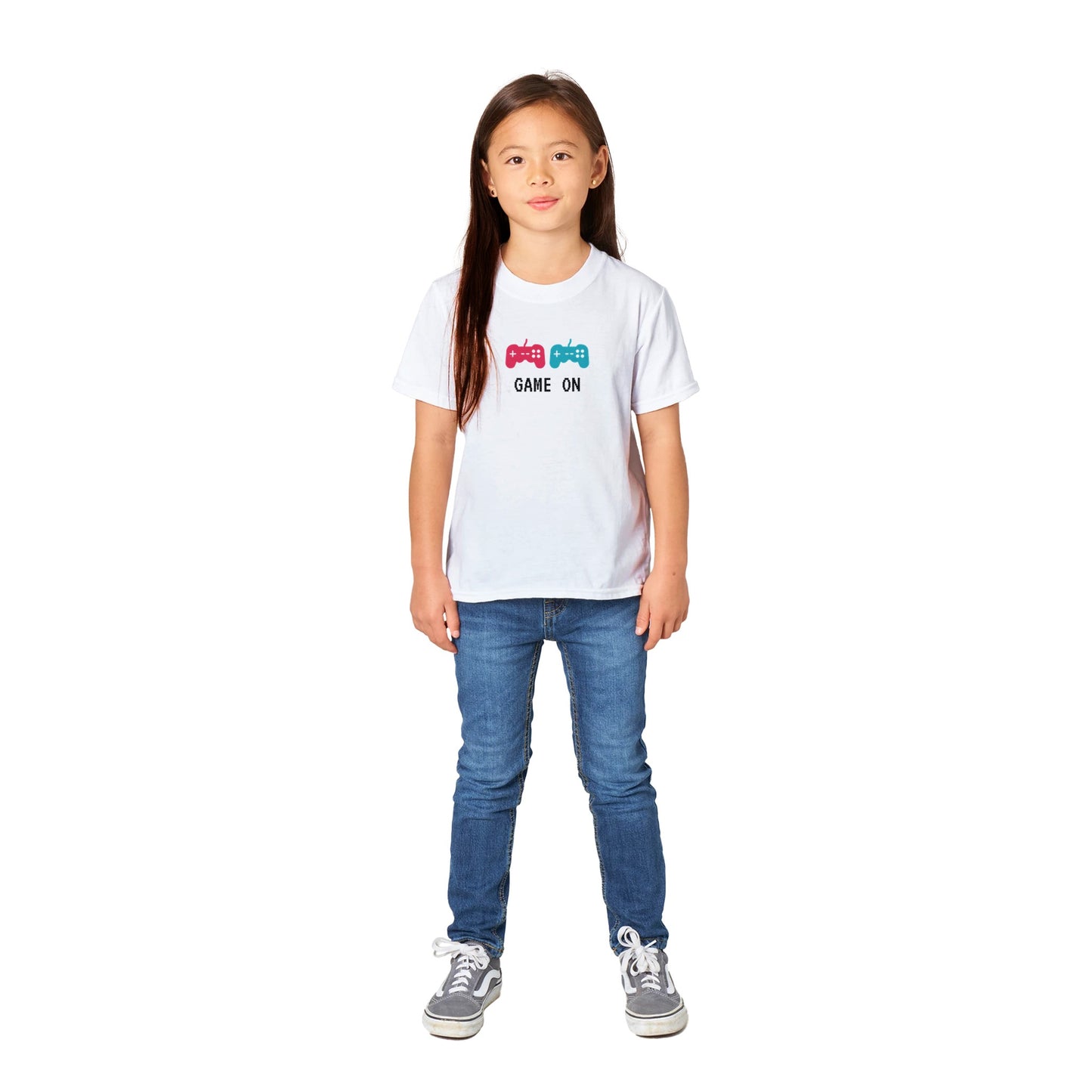 Kids Game On Classic Crewneck T-shirt