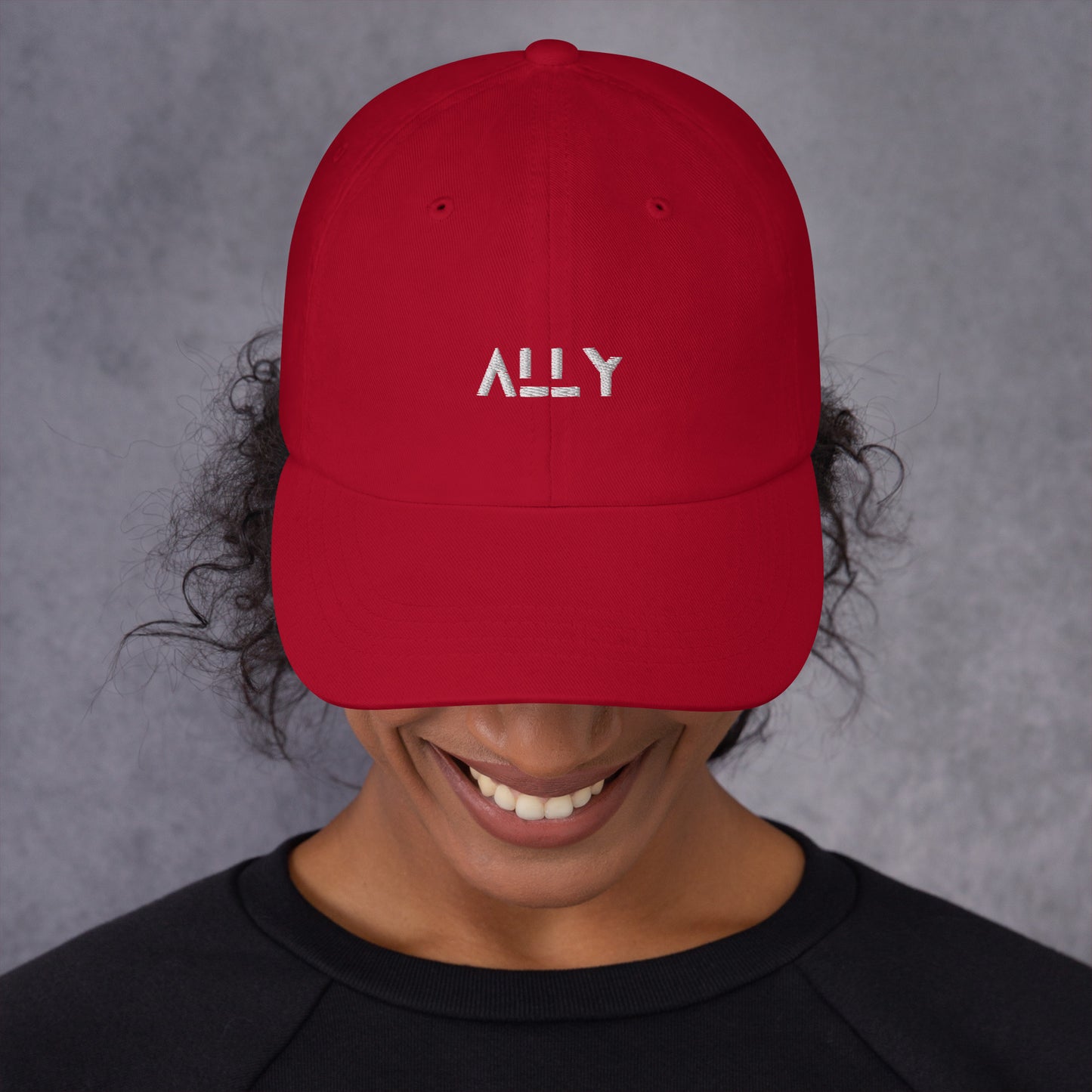ALLY strap-back adjustable hat