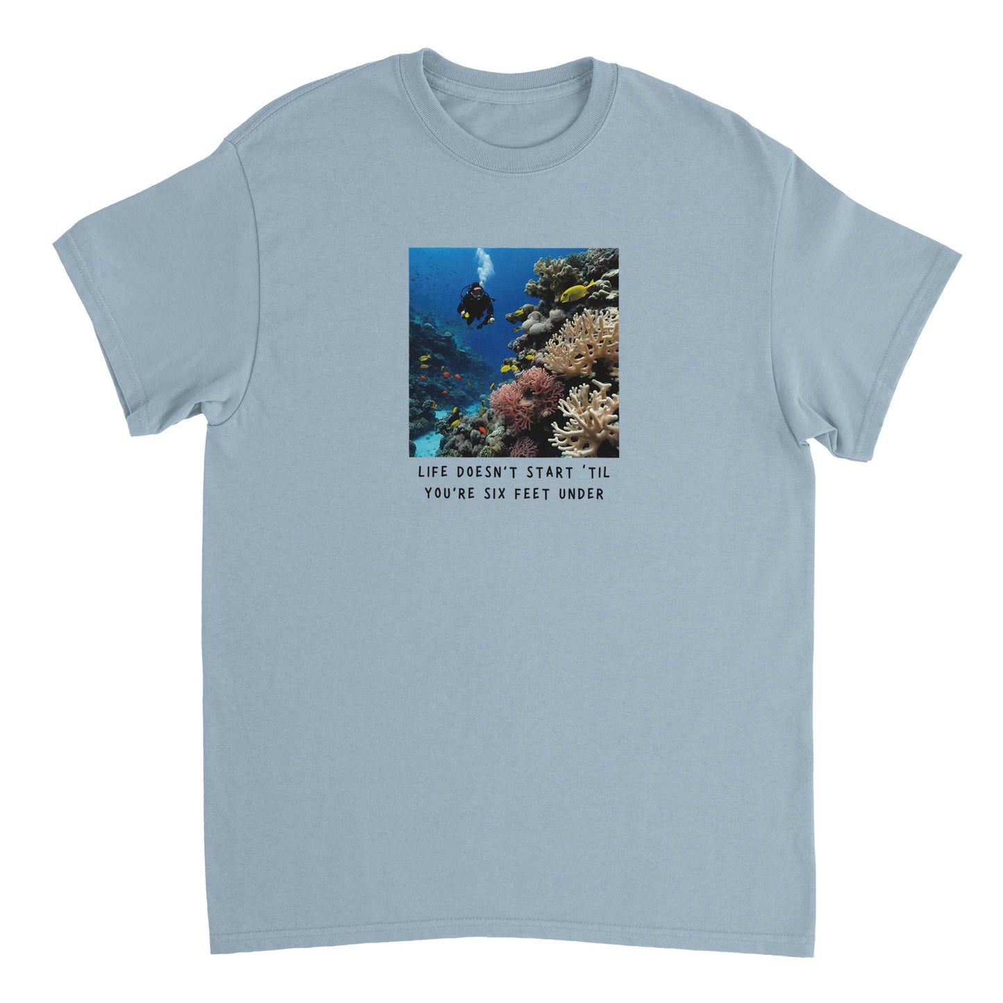 Life Doesn't Start Heavyweight Unisex Crewneck T-shirt