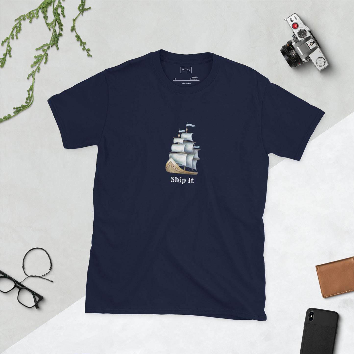 Ship It Pirate Ship S/S Unisex T-Shirt