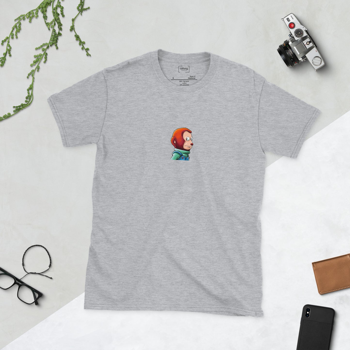 Awkward Look Monkey Puppet SS Unisex T-Shirt