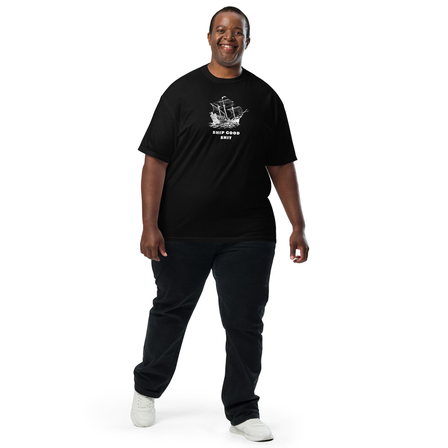 Ship Good Shit Pirate Unisex Garment-dyed Premium Tee