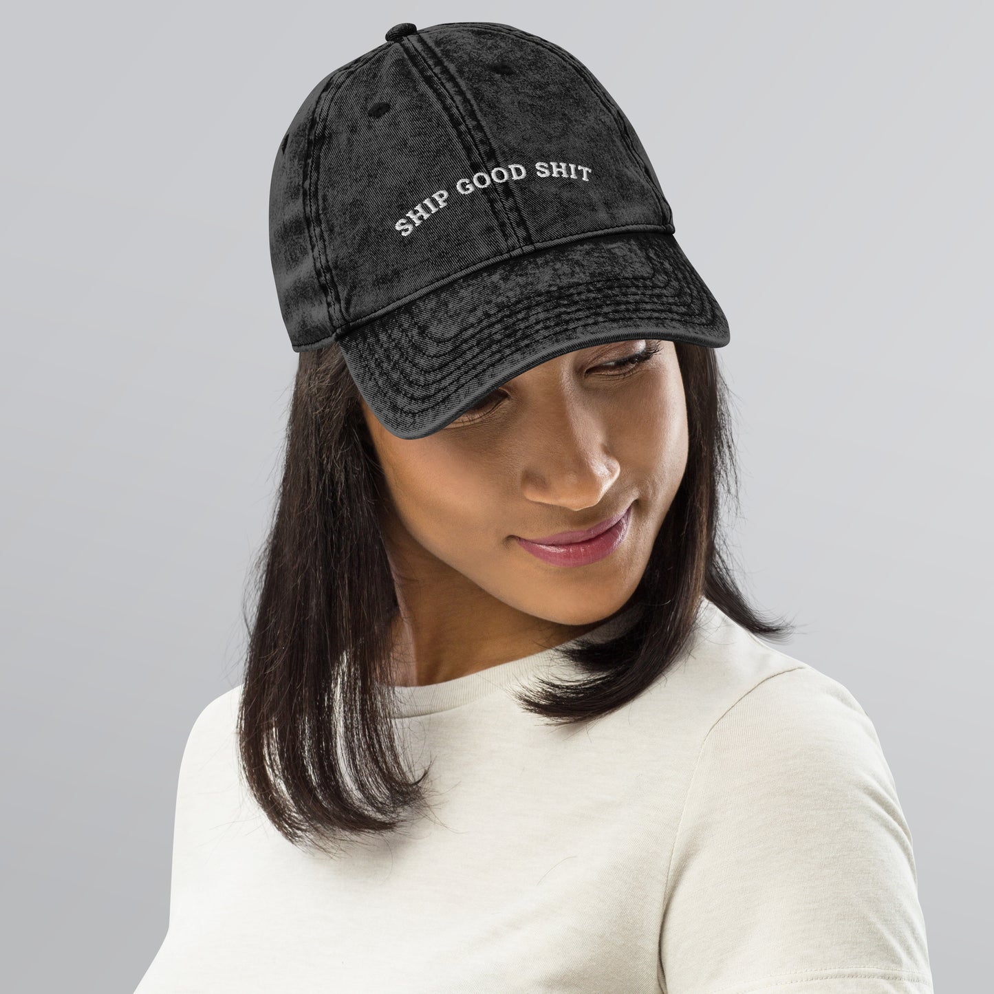 Ship Good Shit Vintage Cotton Twill Cap