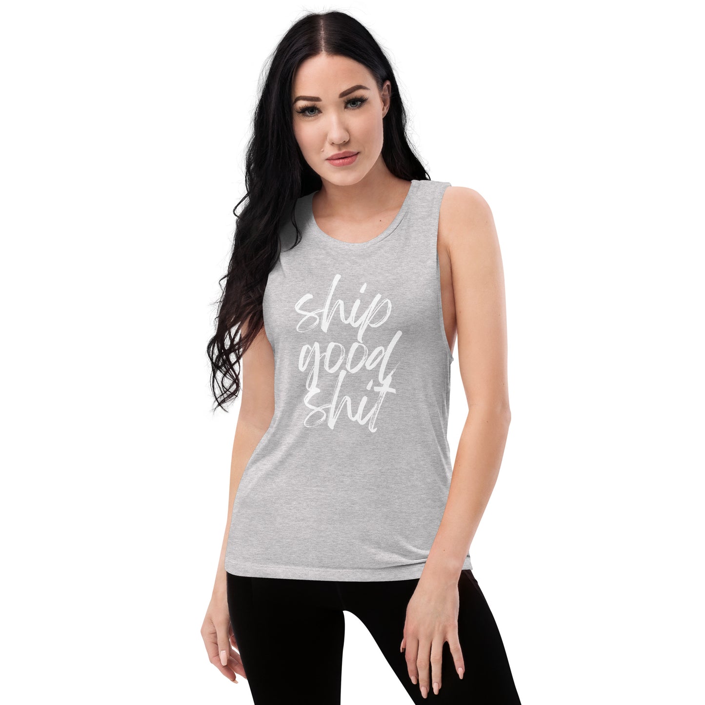 Ship Good Shit Ladies’ Muscle Tank