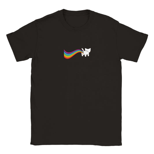Kids Cat Rainbow Fart Classic T-shirt