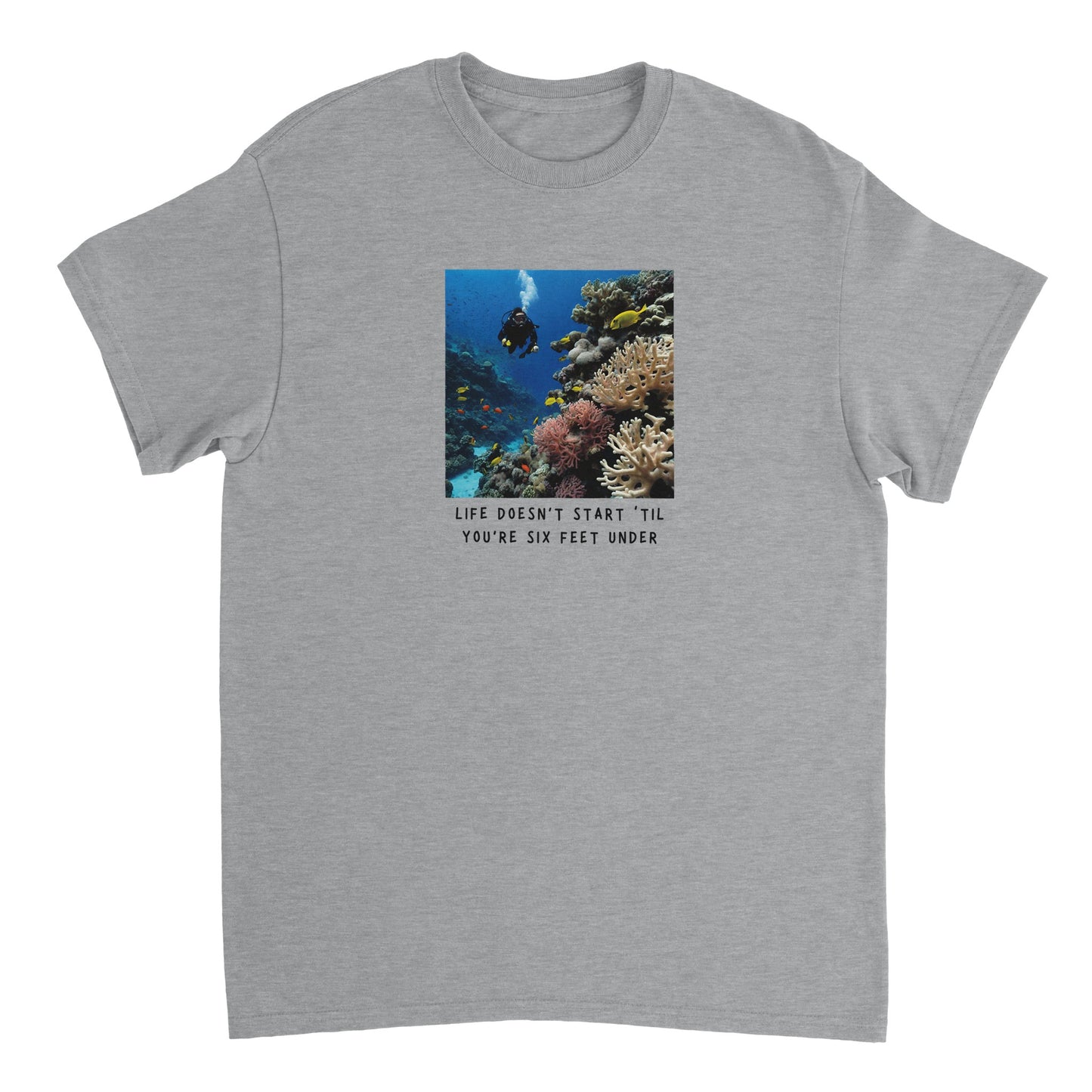 Life Doesn't Start Heavyweight Unisex Crewneck T-shirt