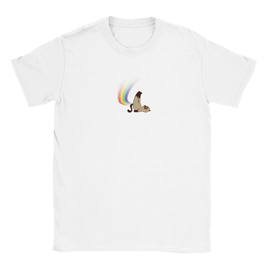 Kids Cat Rainbow Fart Classic T-shirt