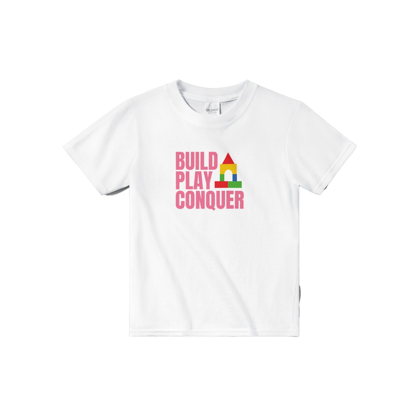 Kids Build Play Conquer Classic T-shirt