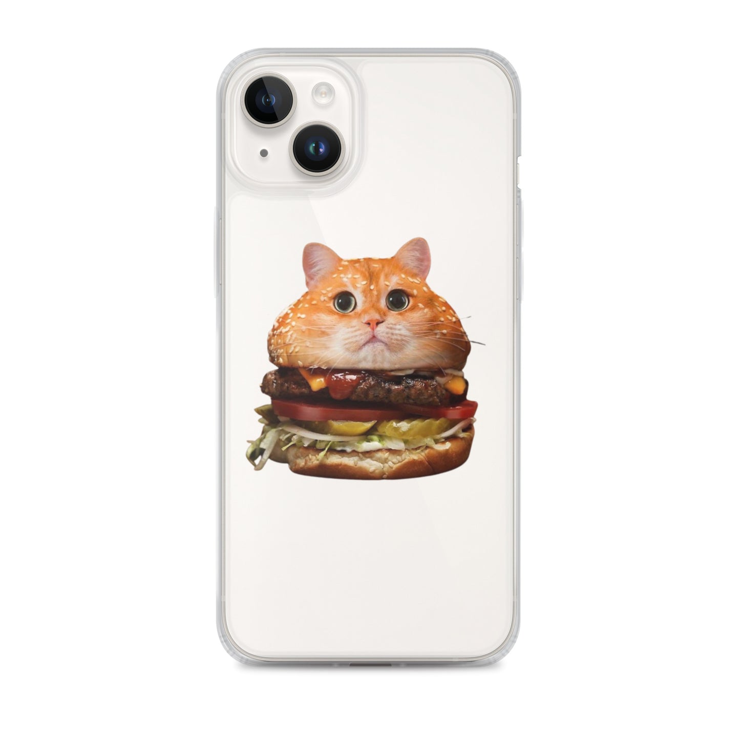 Catburger Clear Case for iPhone®