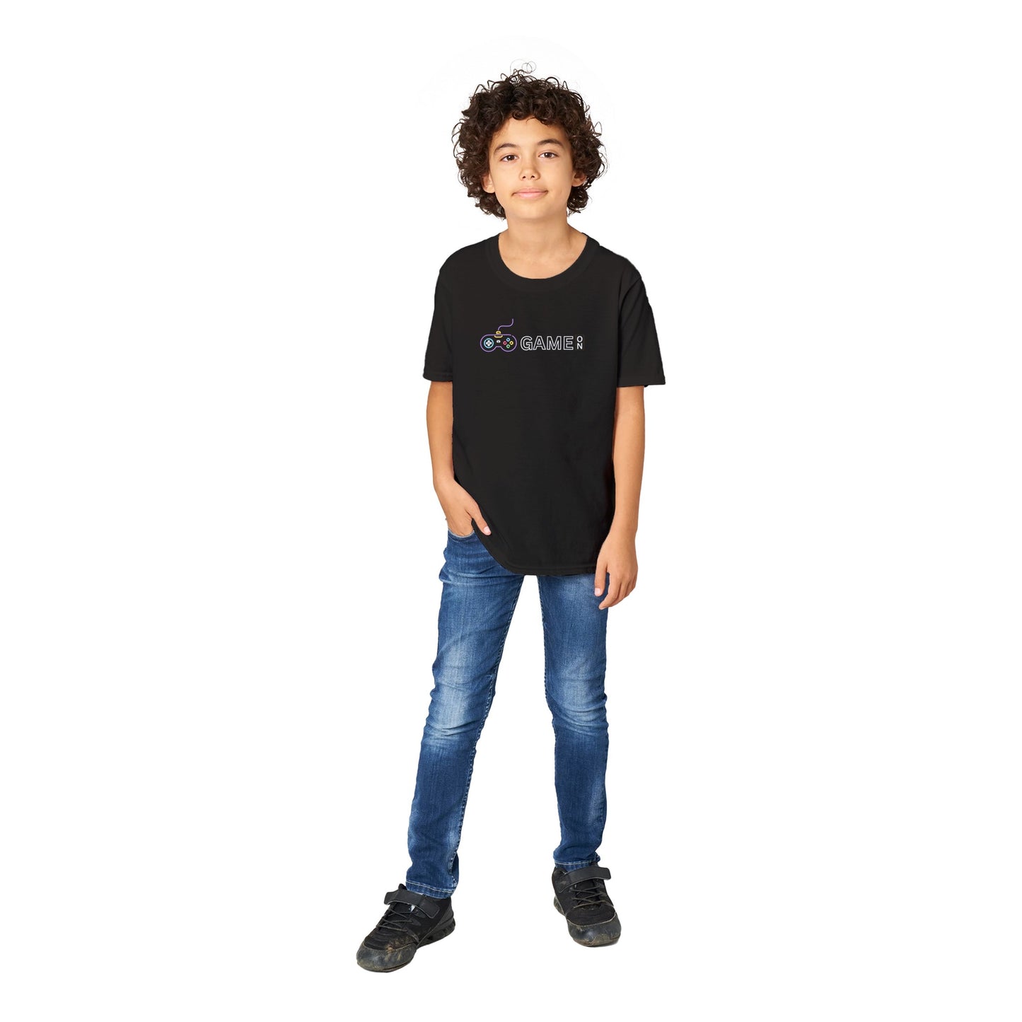 Kids Game On Classic Crewneck T-shirt