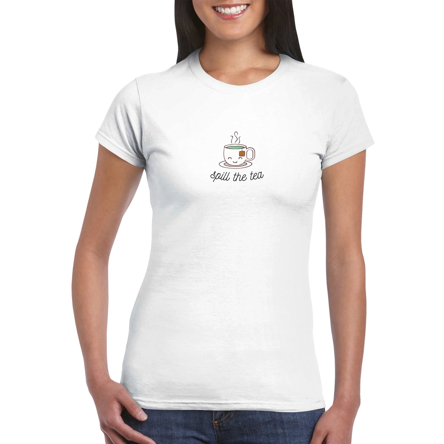 Spill the Tea Classic Womens Crewneck T-shirt