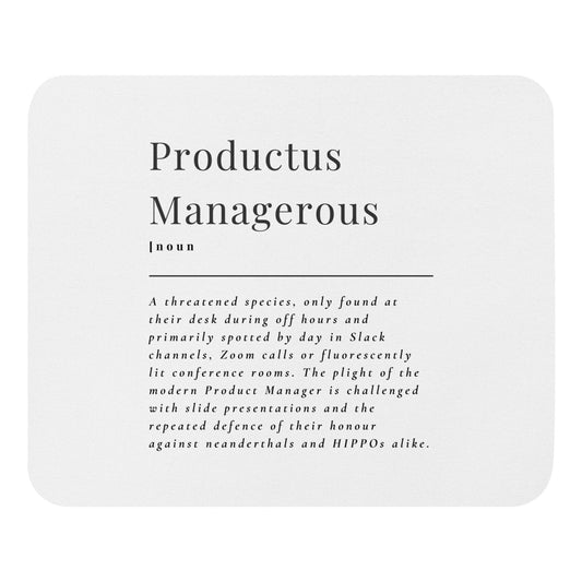 Productus Managerous Mouse pad