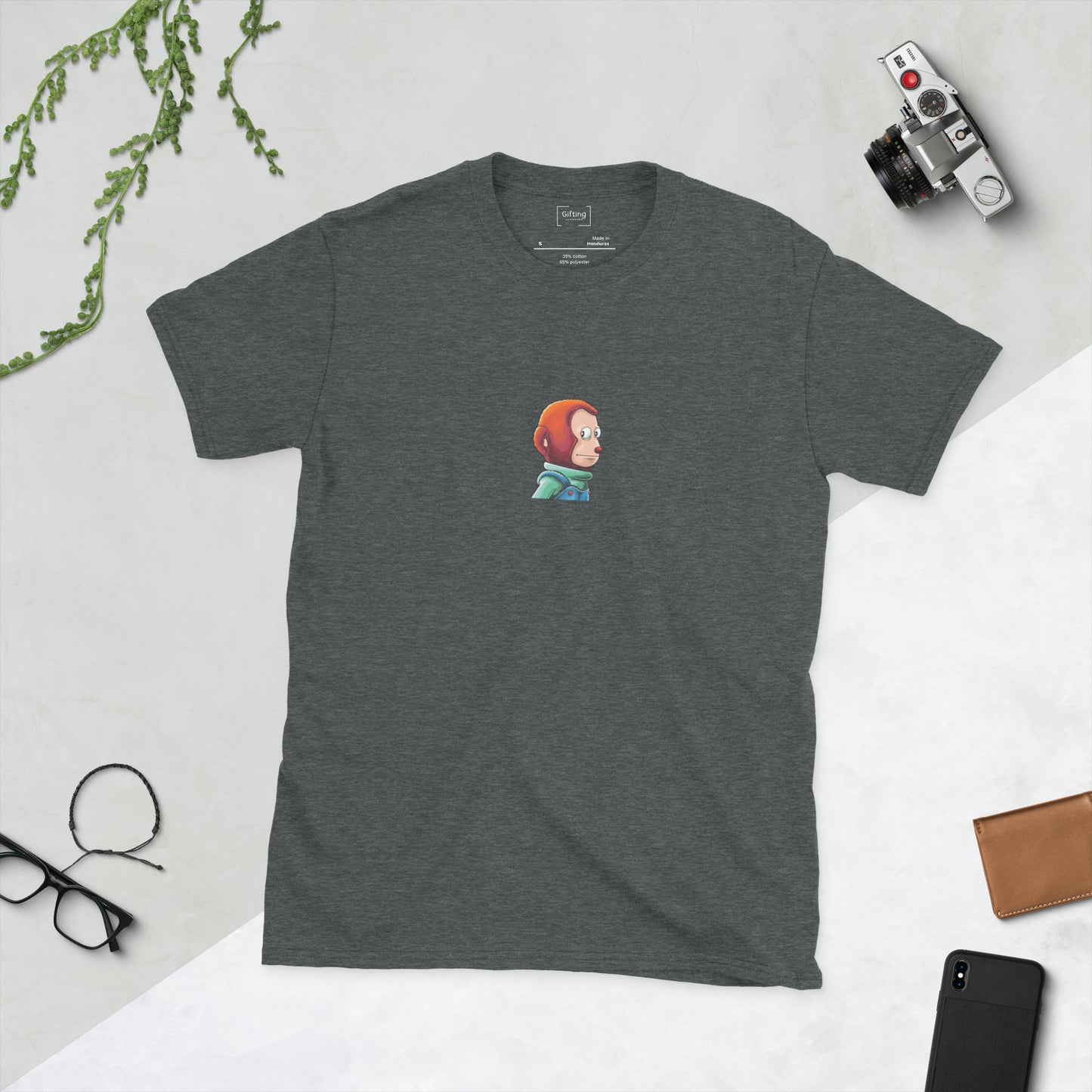Awkward Look Monkey Puppet SS Unisex T-Shirt