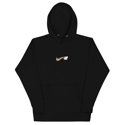 Cat Rainbow Pffttt Unisex Hoodie